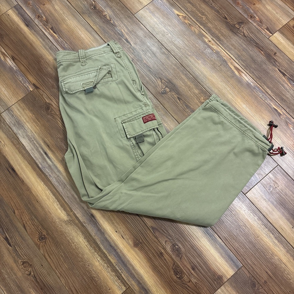 Vintage Abercrombie & Fitch Baggy Cargo Pants Men's Large Vintage Paratrooper L